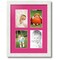 ArtToFrames Collage Photo Picture Frame with 4 - 4x6 inch Openings, Framed in White with Over 62 Mat Color Options and Regular Glass (CSM-3966-2)